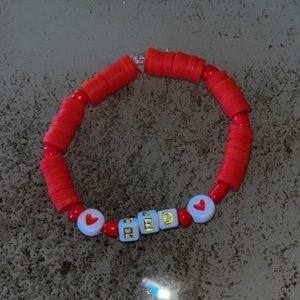 Taylor Swift inspired RED bracelet!